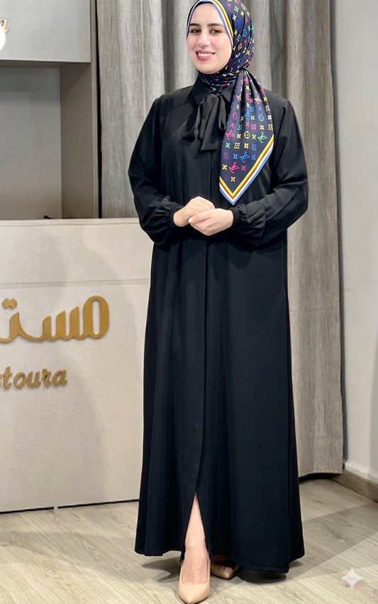 Robe chemise Signature Nouée