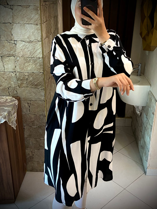 Chemise Longue avec poches