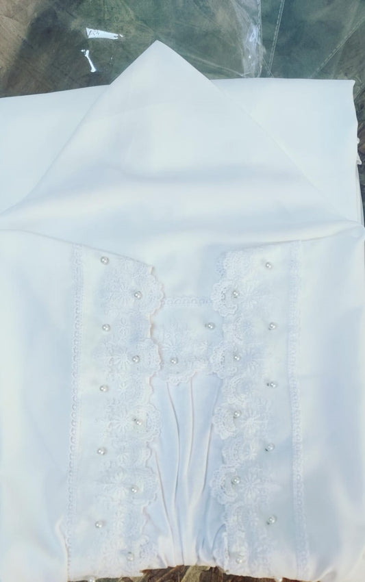 Abaya de prière avec Hijab en coton attaché