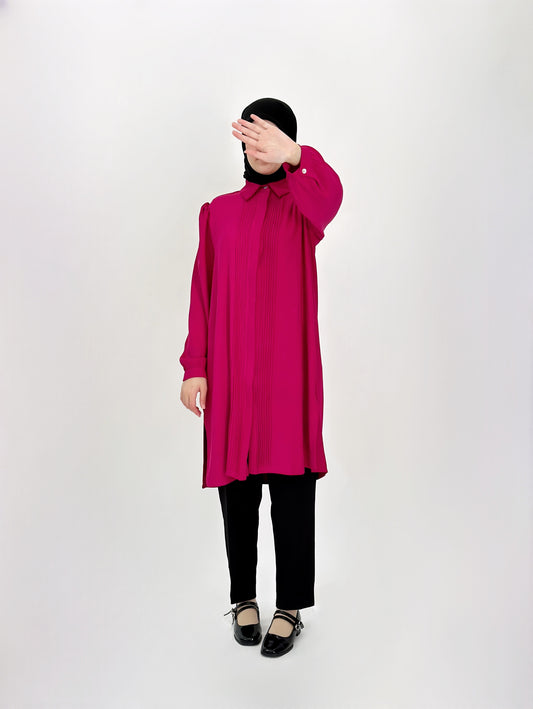 La chemise "Elegance" Plissée