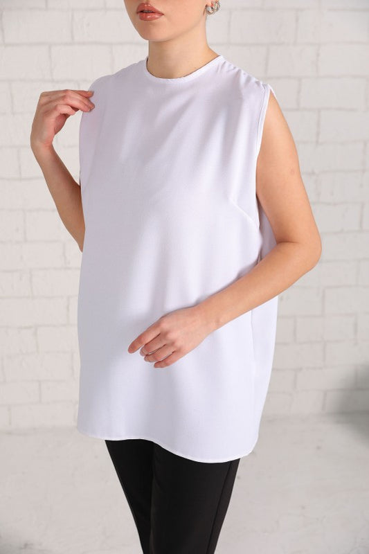 Sous-veste long sans manches à usage polyvalent