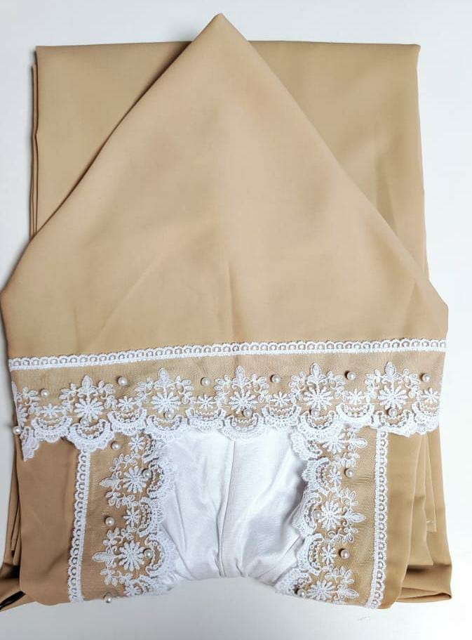 Abaya de prière avec Hijab en coton attaché