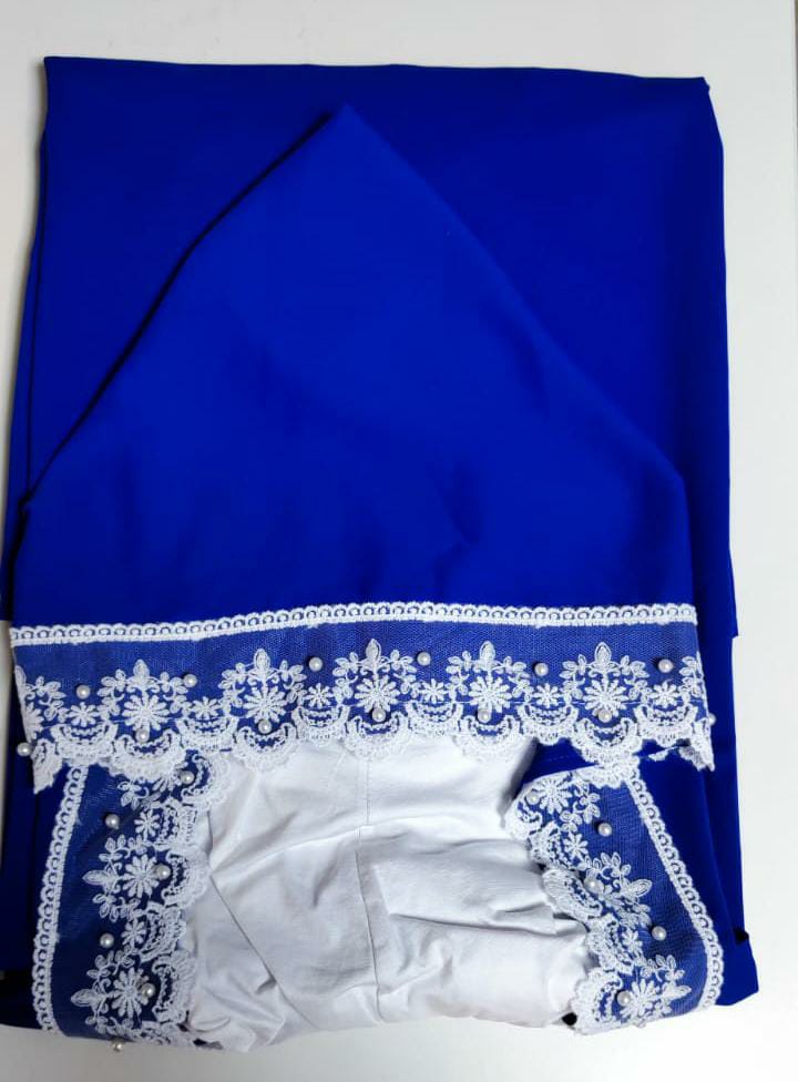 Abaya de prière avec Hijab en coton attaché