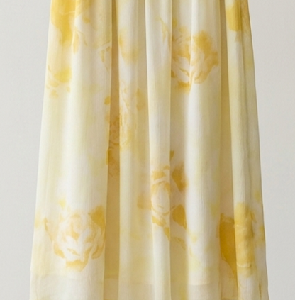 Jupe Mousseline Banana yellow ( avec doublure en cotton)