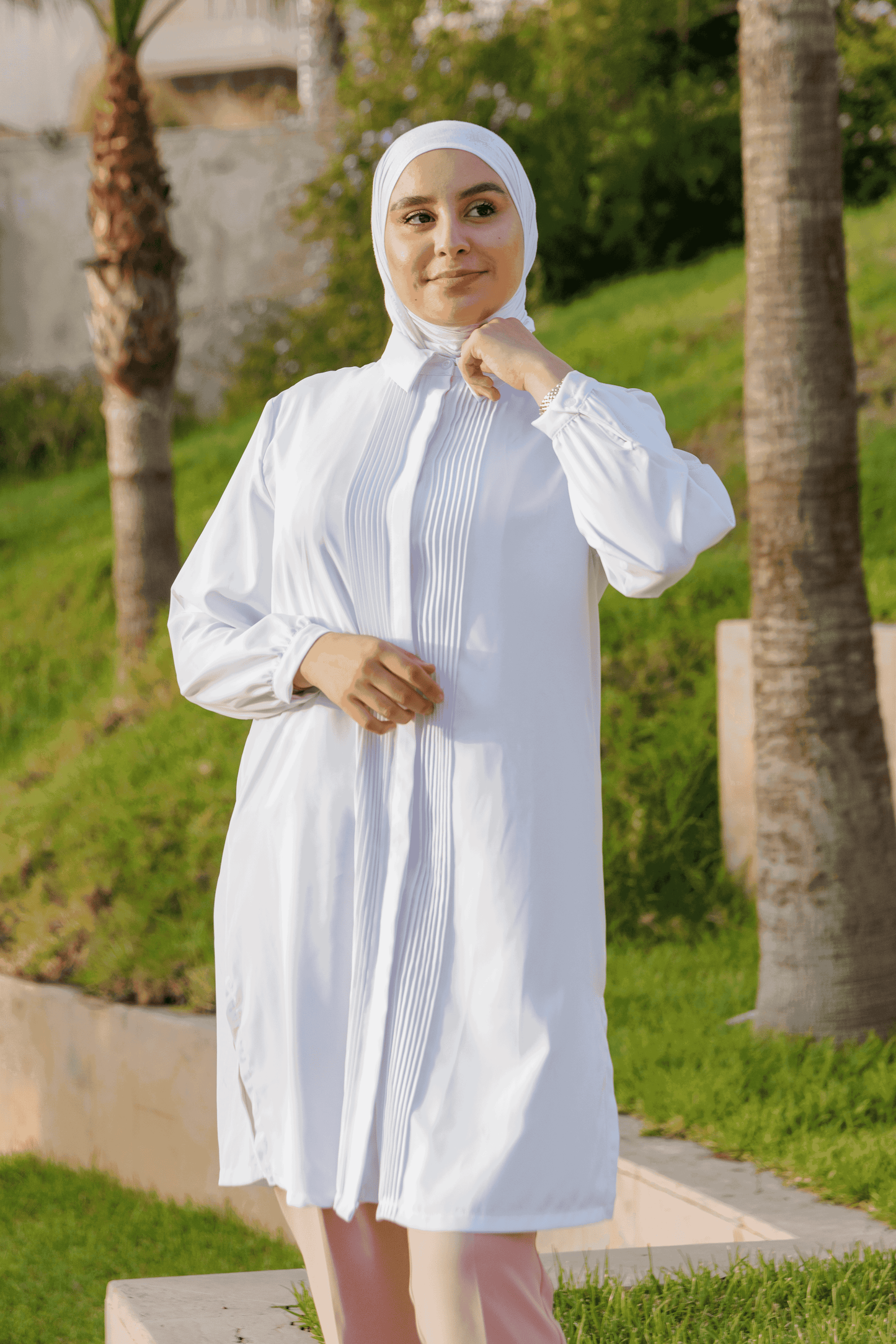 La chemise "Elegance" Plissée