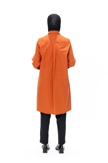 La chemise "Elegance" Plissée POPELINE 100% cotton