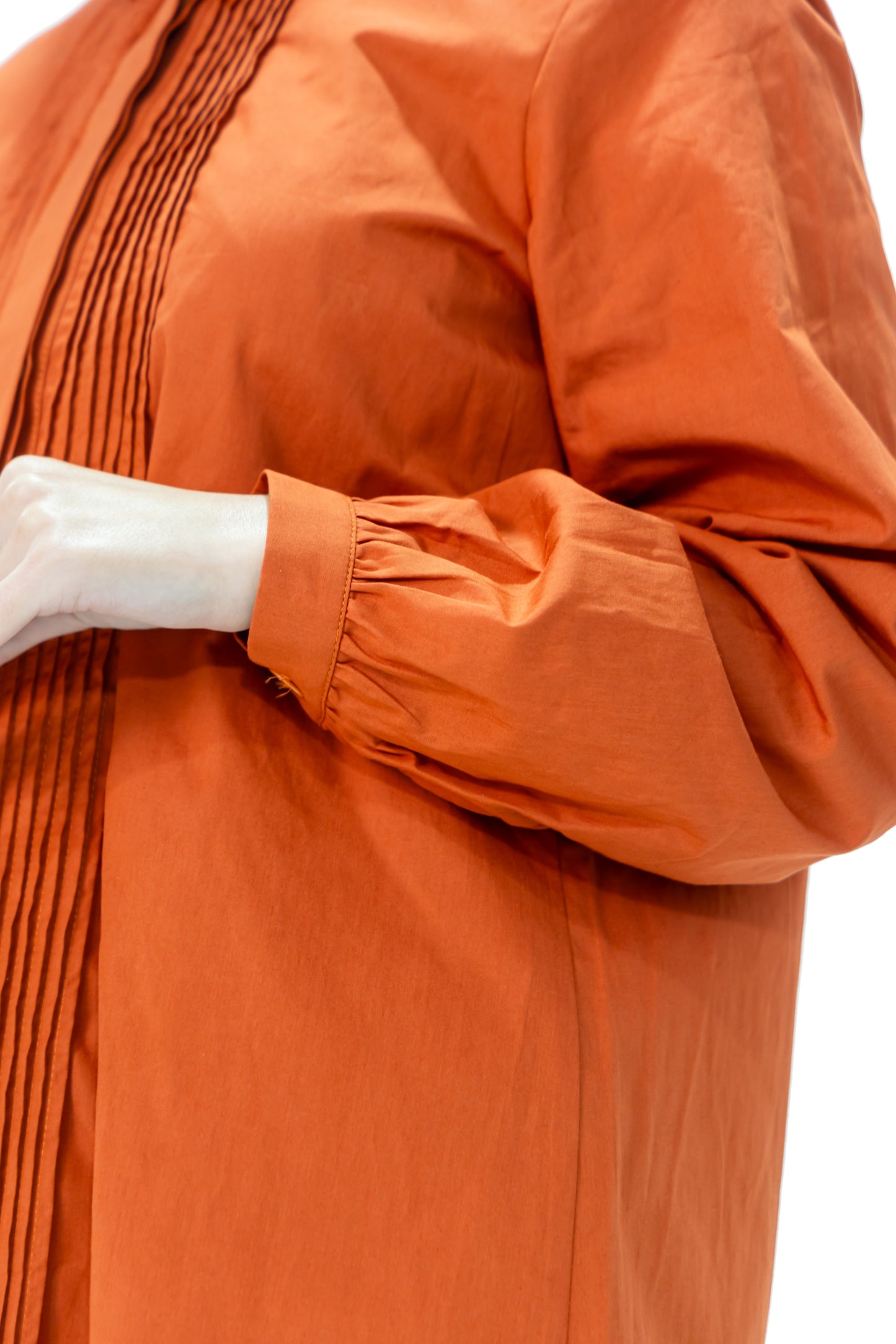 La chemise "Elegance" Plissée POPELINE 100% cotton