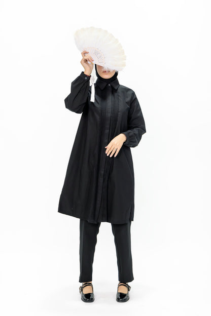 La chemise "Elegance" Plissée POPELINE 100% cotton