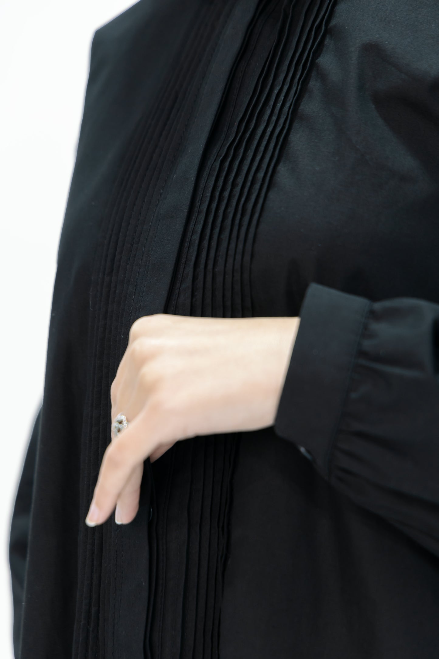 La chemise "Elegance" Plissée POPELINE 100% cotton