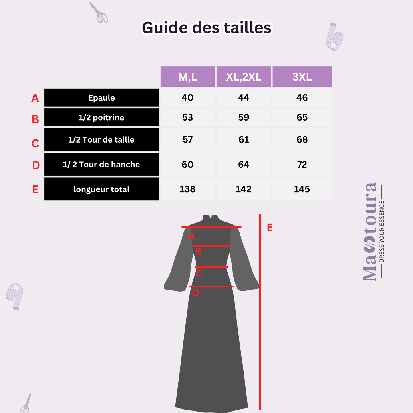 Robe basique avec manches