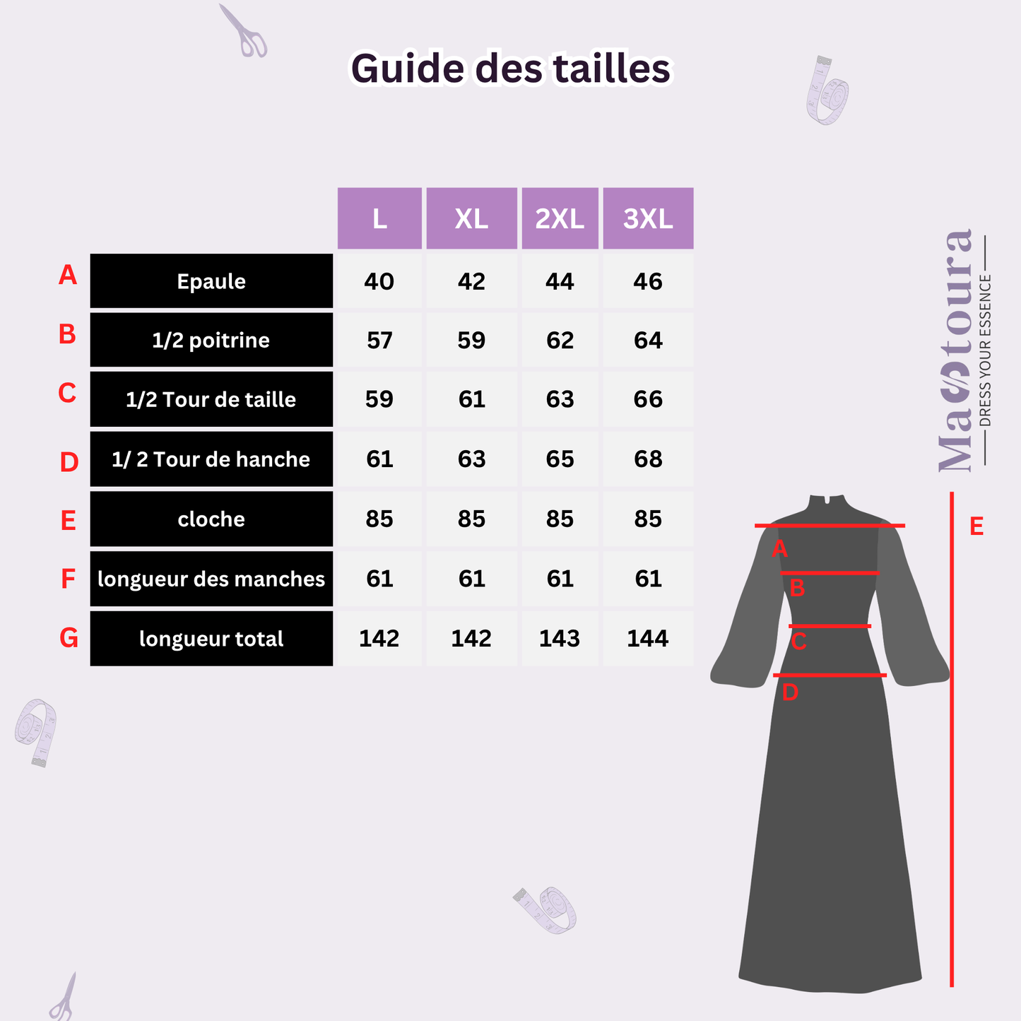 Robe Salsabil Version hivernale