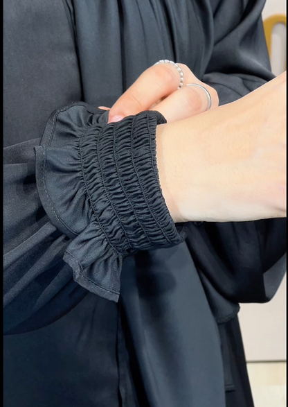 Abaya tuqua   عباية تُقى -Tissu Naturel