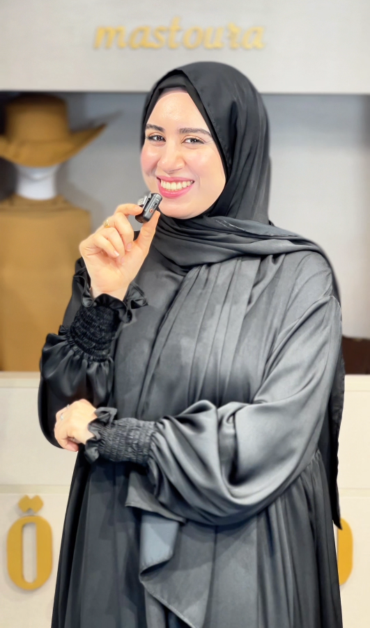 Abaya tuqua   عباية تُقى -Tissu Naturel