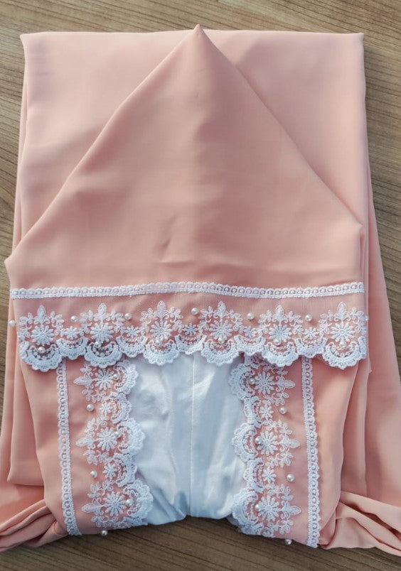 Abaya de prière avec Hijab en coton attaché