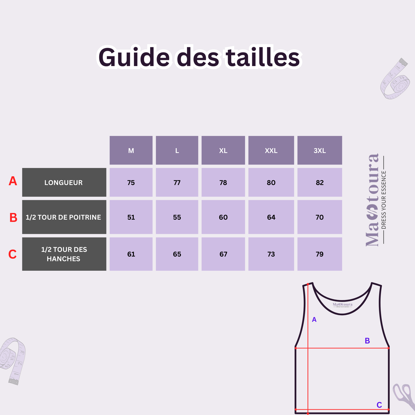 Sous-veste long sans manches à usage polyvalent