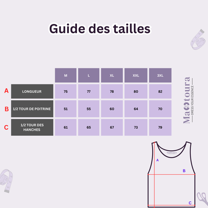 Sous-veste long sans manches à usage polyvalent