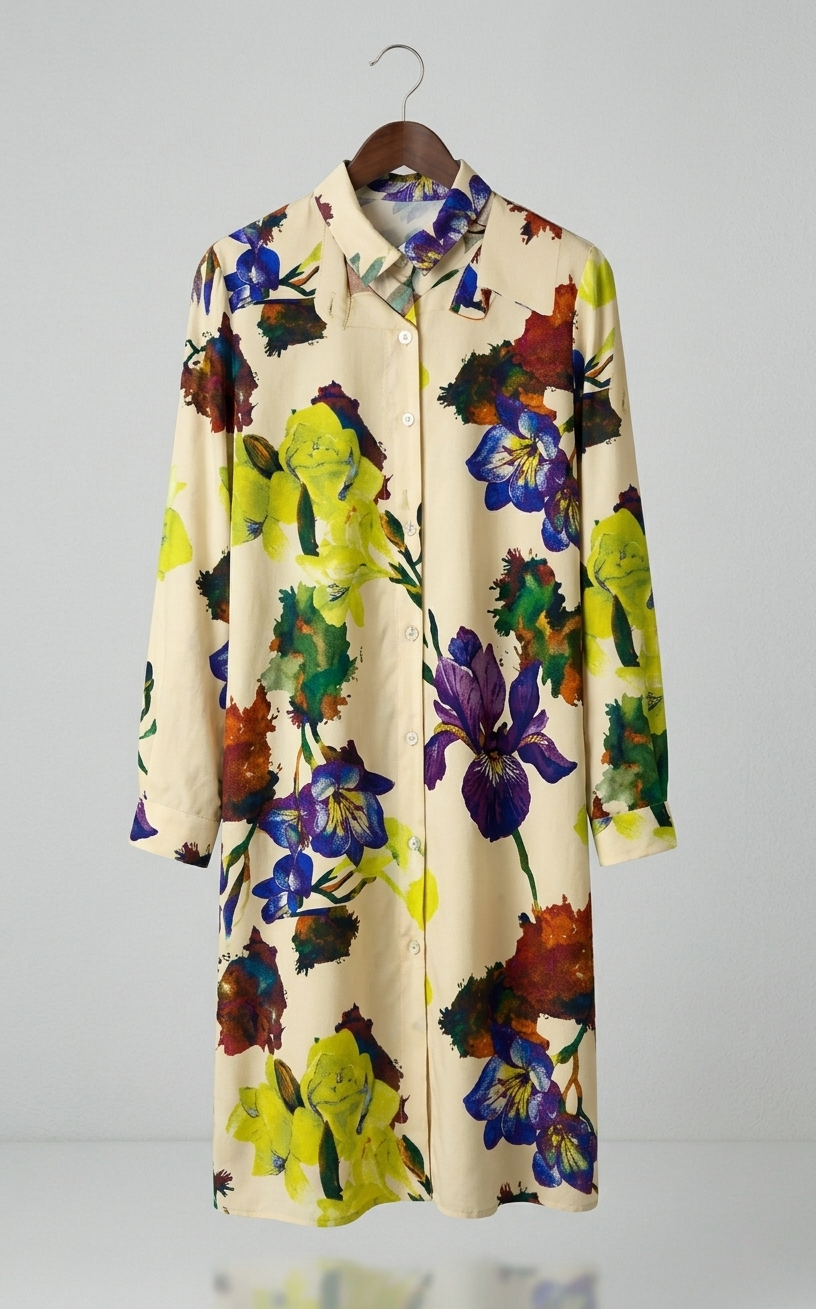 Chemise Longue avec poches