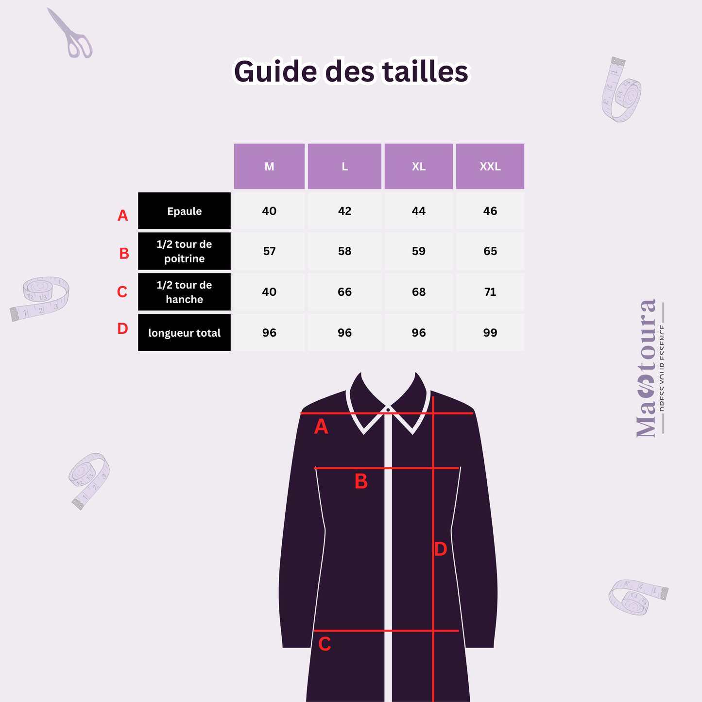 La chemise "Elegance" Plissée POPELINE 100% cotton