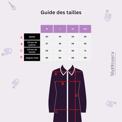 La chemise "Elegance" Plissée POPELINE 100% cotton